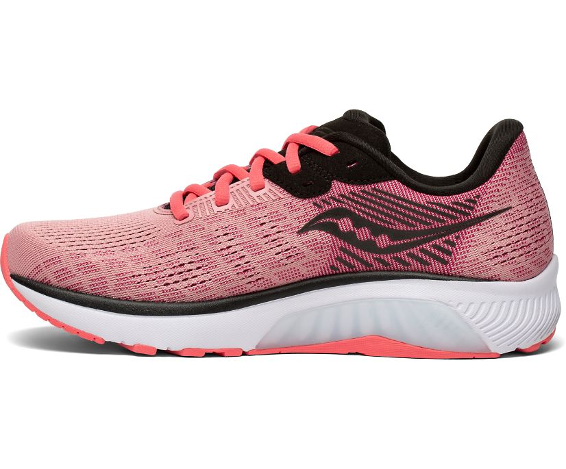 Saucony Guide 14 Women's Running Shoes Rose / Black | Canada 148KORI